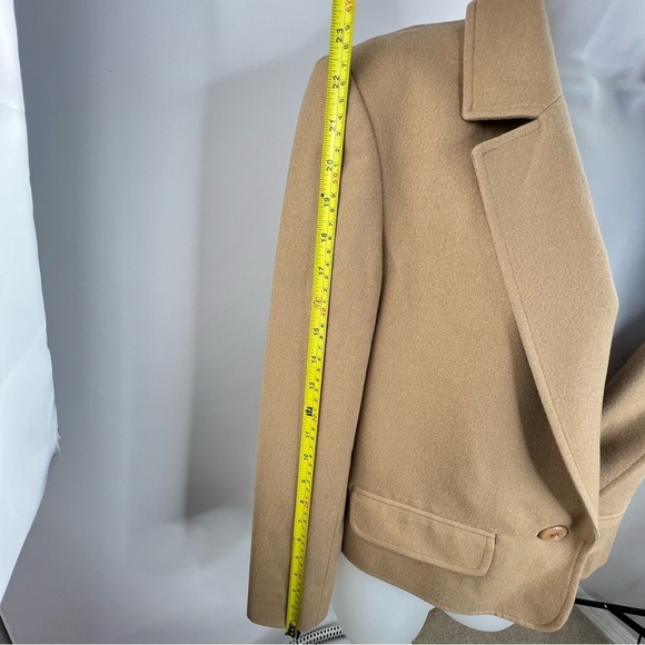 Pendleton Blazer Women 8 Tan Coat Jacket 100% Virgin Wool Made In USA Classy!EUC - Picture 6 of 10